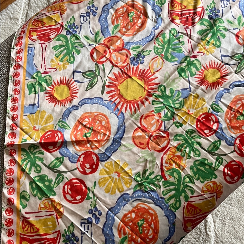Anthropologie Aperol Spritz Scarf - Picture 5 of 7